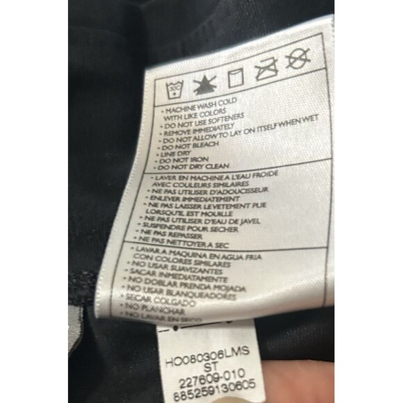 Nike Fit Dry Women’s Tall Small  Black Athletic Bootcut Pants Gym Yoga Running - Picture 6 of 6